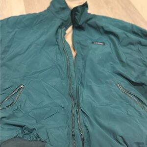 L.L. Bean Men's Teal Bomber Jacket
